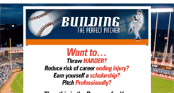 Desktop Screenshot of buildingtheperfectpitcher.com